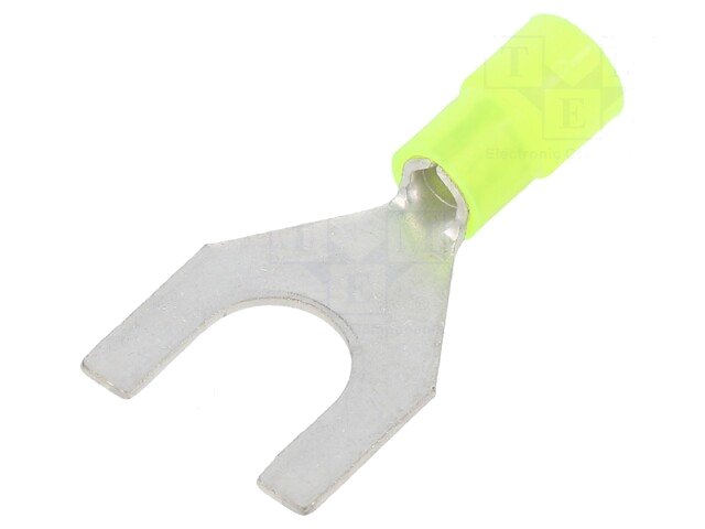 Uiteinde: vork; M10; Ø: 10,5mm; 4÷6mm2; klemmen; voor draad; vertind Uiteinde: vork; M10; Ø: 10,5mm; 4÷6mm2; klemmen; voor draad; vertind